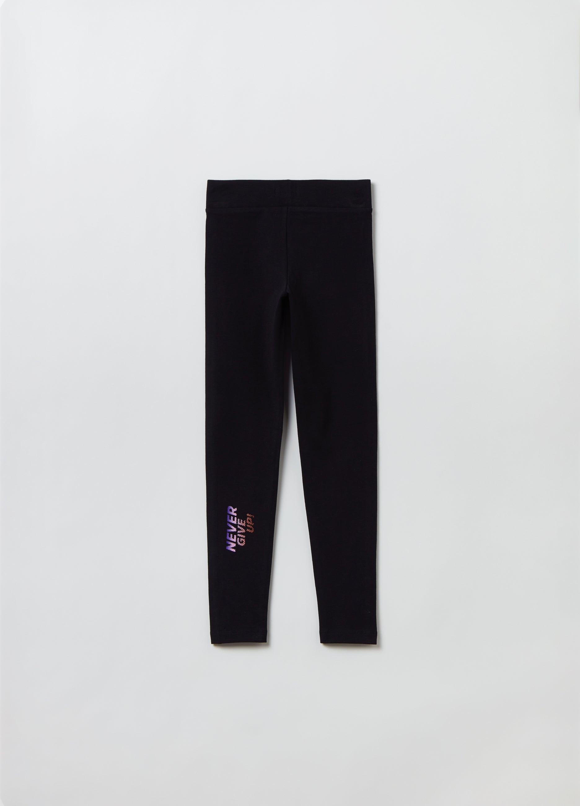 Leggings With Contrasting Insert
