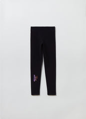 Leggings With Contrasting Insert