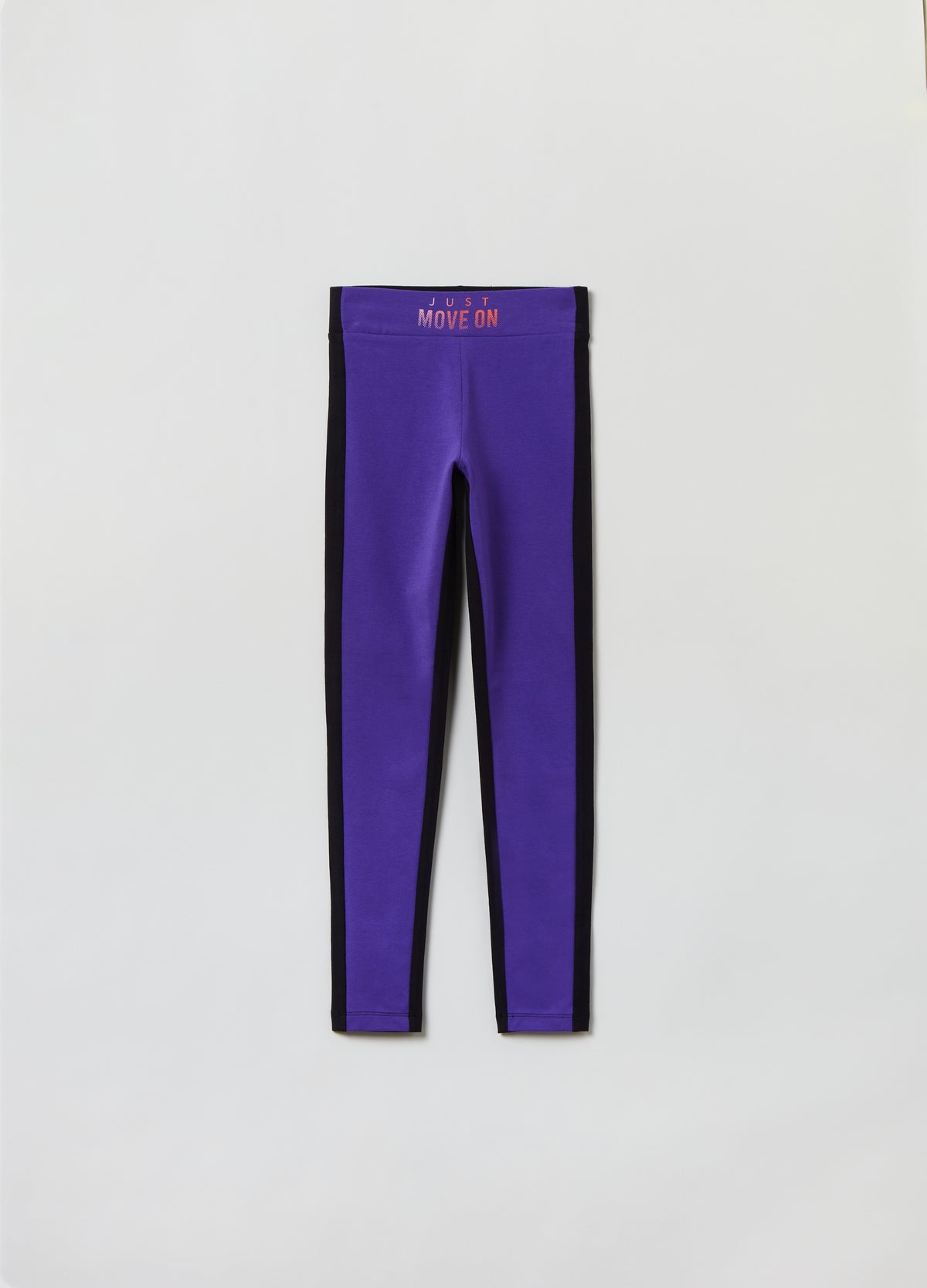 Leggings With Contrasting Insert