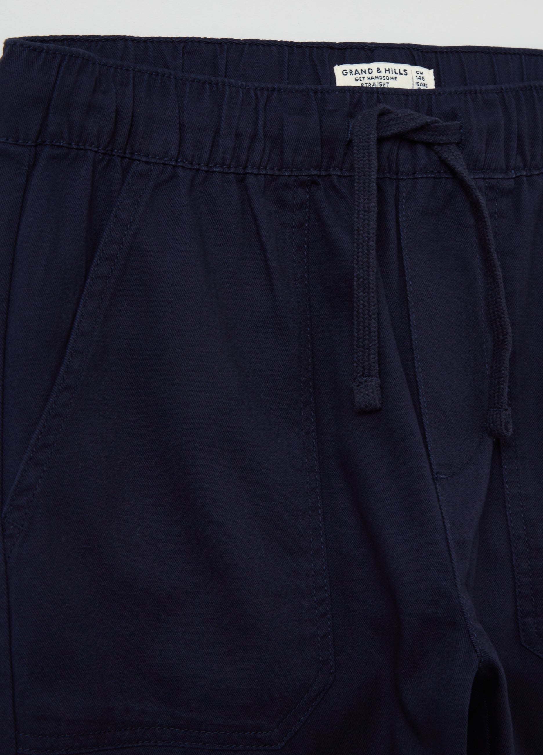 Ovs Jogger Trousers In Cotton With Drawstring