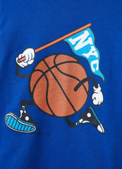 Ovs Long-Sleeved T-Shirt With Ball Print