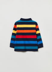 Ovs Long-Sleeved Cotton Polo Shirt