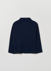 Ovs Long-Sleeved Cotton Polo Shirt