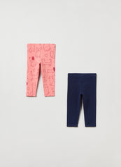 Ovs Two-Pack Leggings In Stretch Cotton