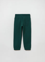 Ovs Fleece Joggers With Drawstring And Print