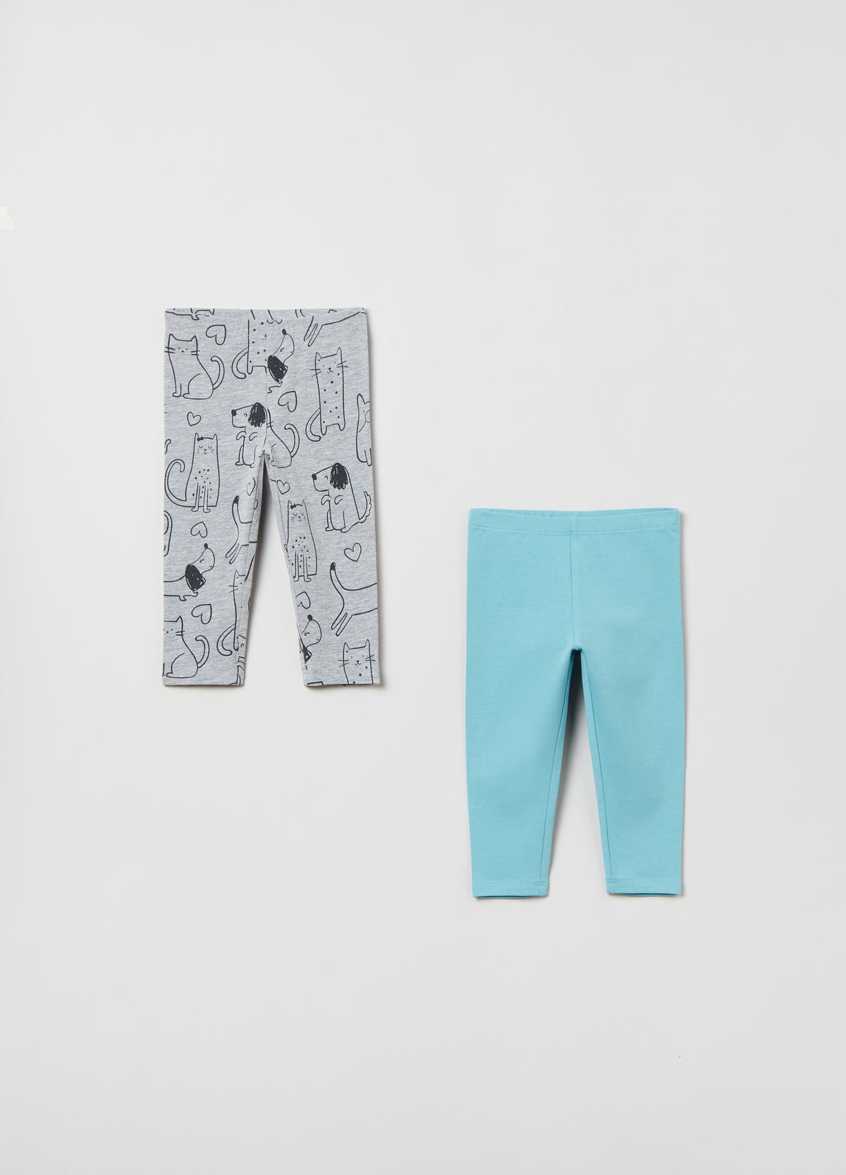 Ovs Two-Pack Leggings In Stretch Cotton