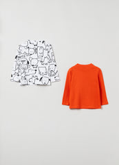 Ovs Two-Pack T-Shirts With Long Sleeves