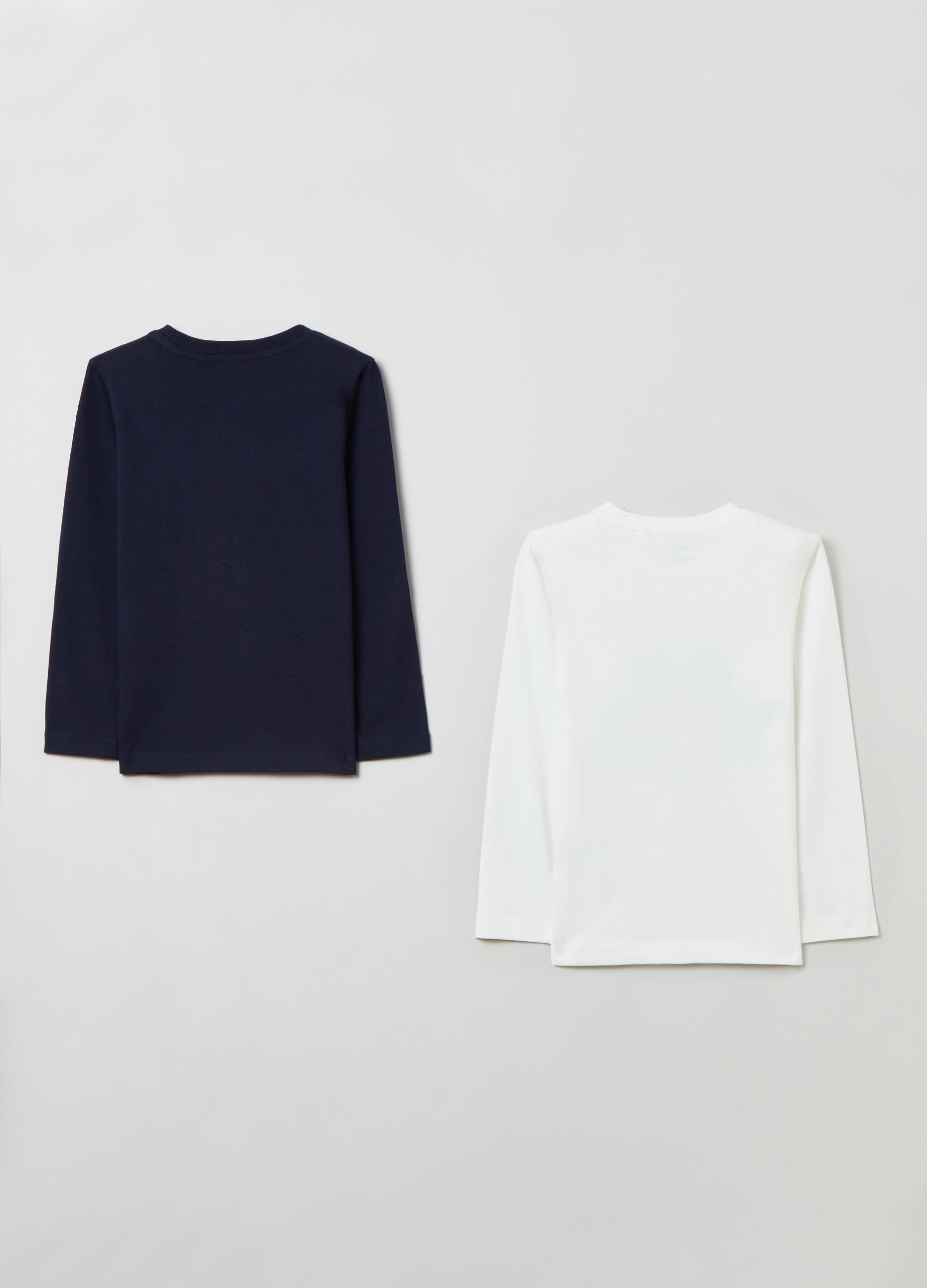 Ovs Two-Pack, Long-Sleeved, Printed T-Shirt