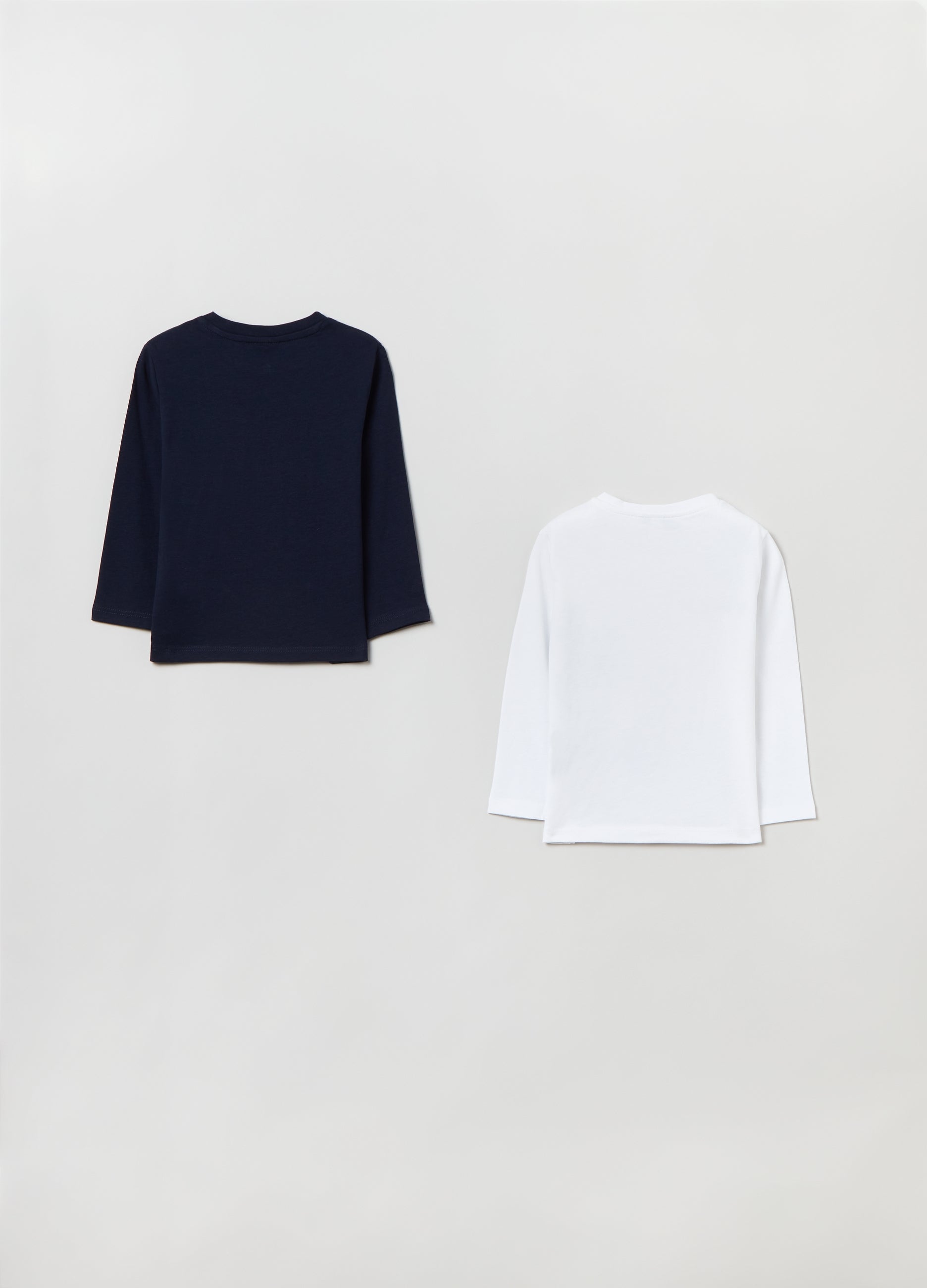 Ovs Two-Pack T-Shirts With Long Sleeves