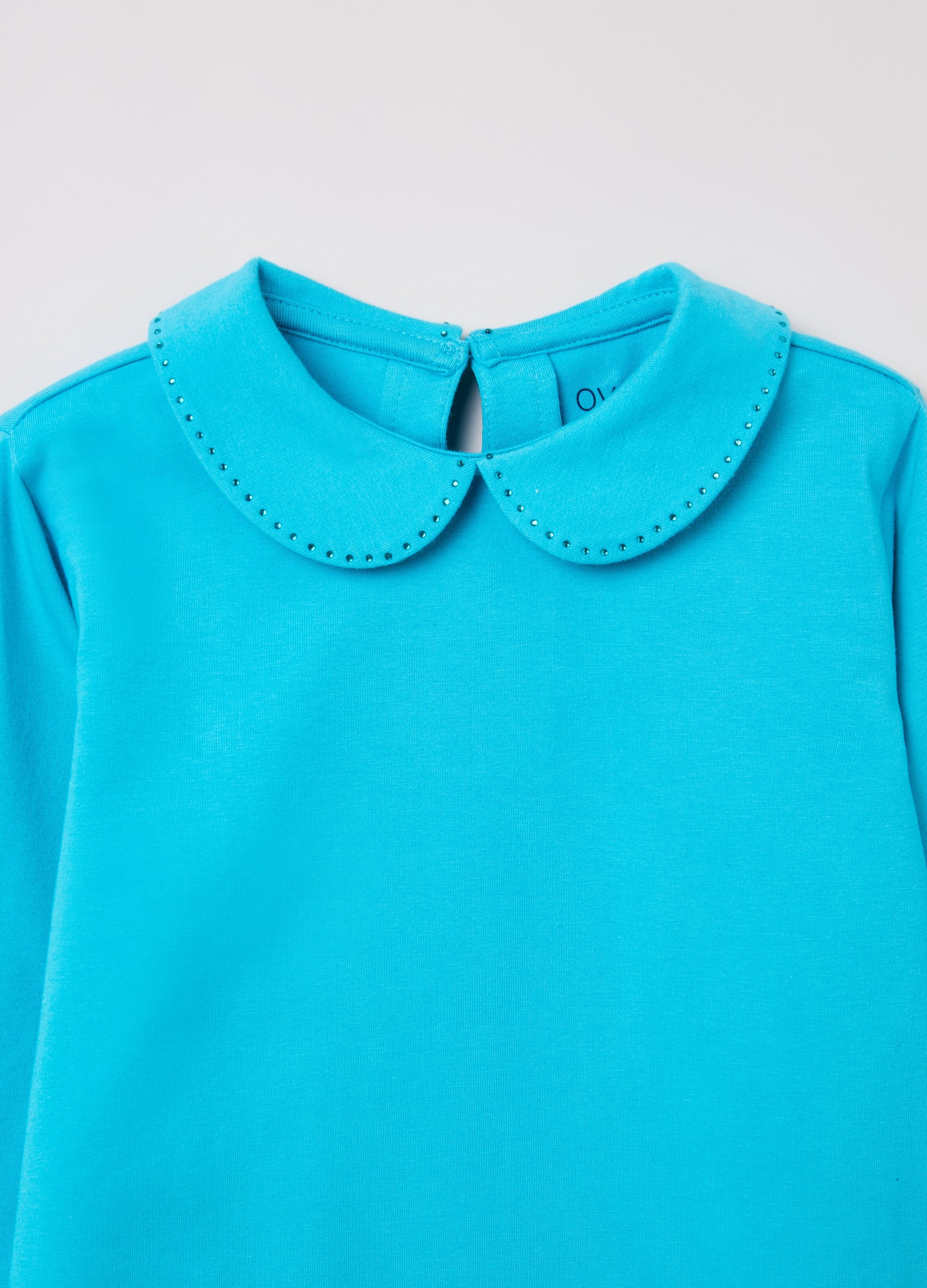 Ovs Long-Sleeved T-Shirt With Collar
