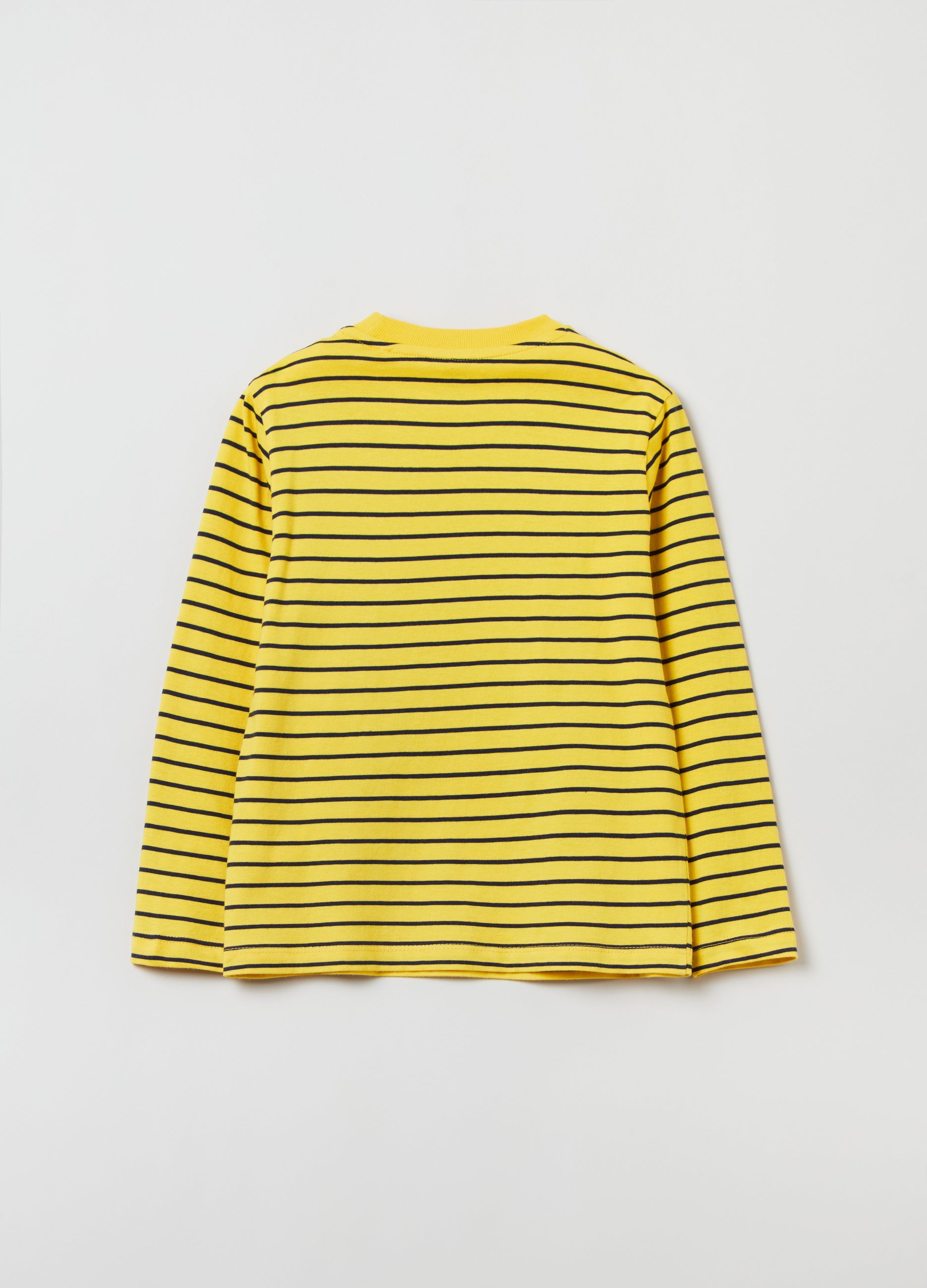 Ovs Long Sleeved T-Shirt With Striped Pattern