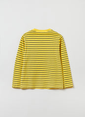 Ovs Long Sleeved T-Shirt With Striped Pattern