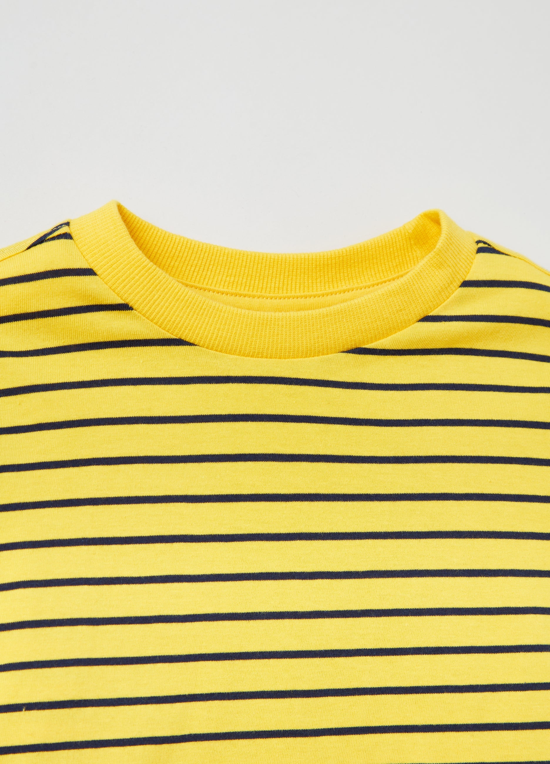 Ovs Long Sleeved T-Shirt With Striped Pattern