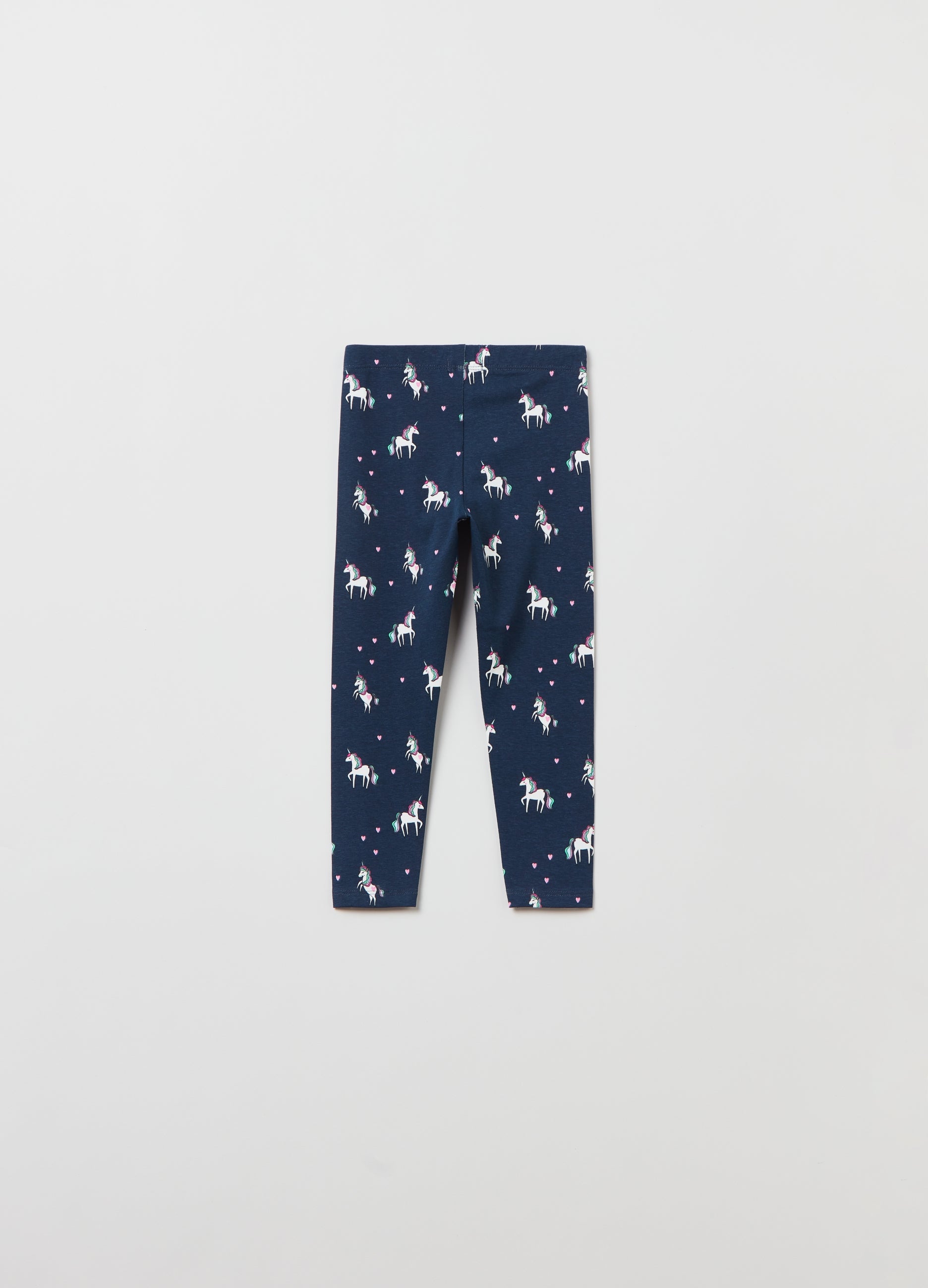 Ovs Printed Stretch Cotton Leggings