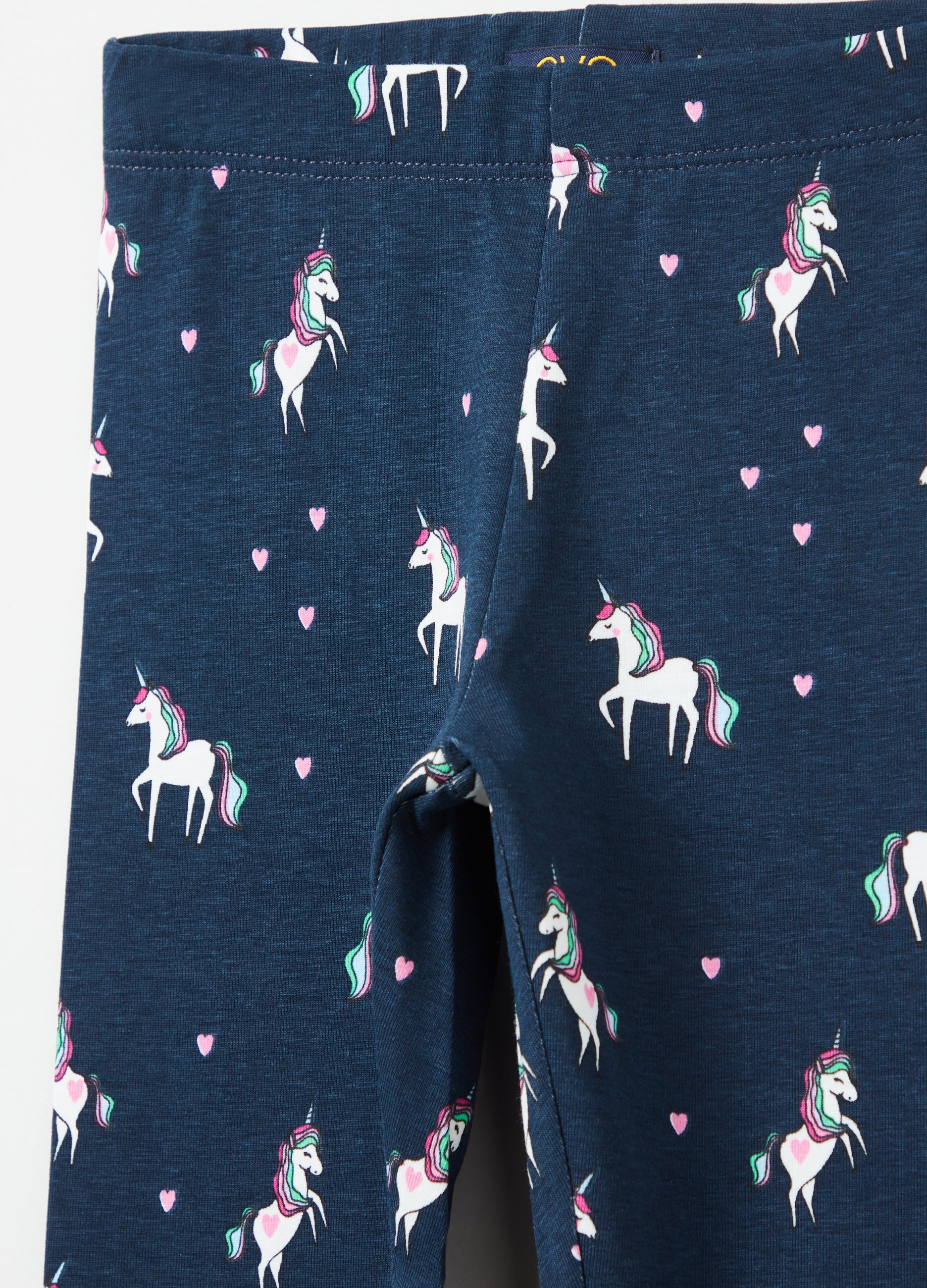 Ovs Printed Stretch Cotton Leggings