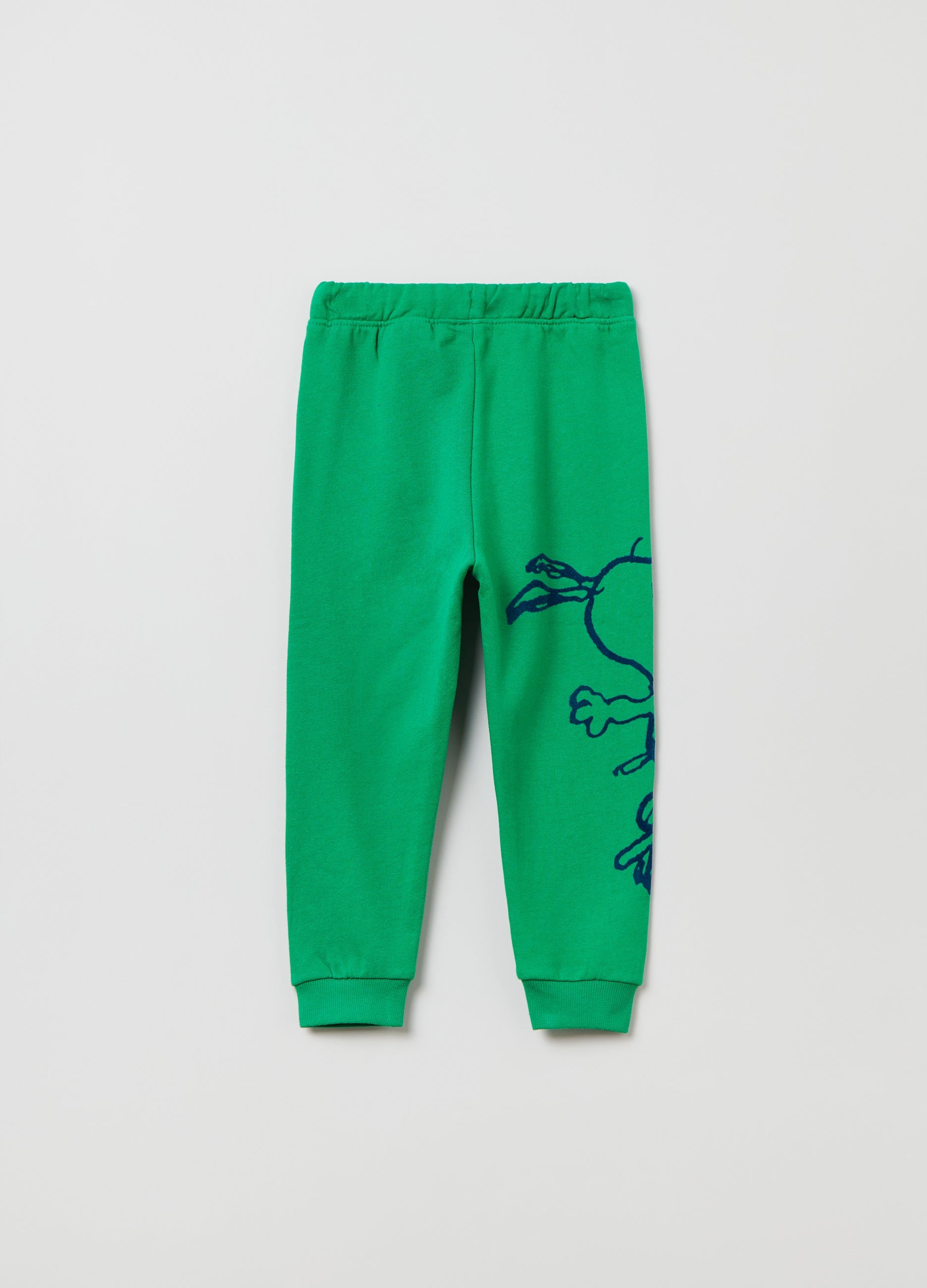 Ovs Fleece Joggers With Snoopy Print