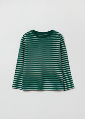 Ovs Long Sleeved T-Shirt With Striped Pattern