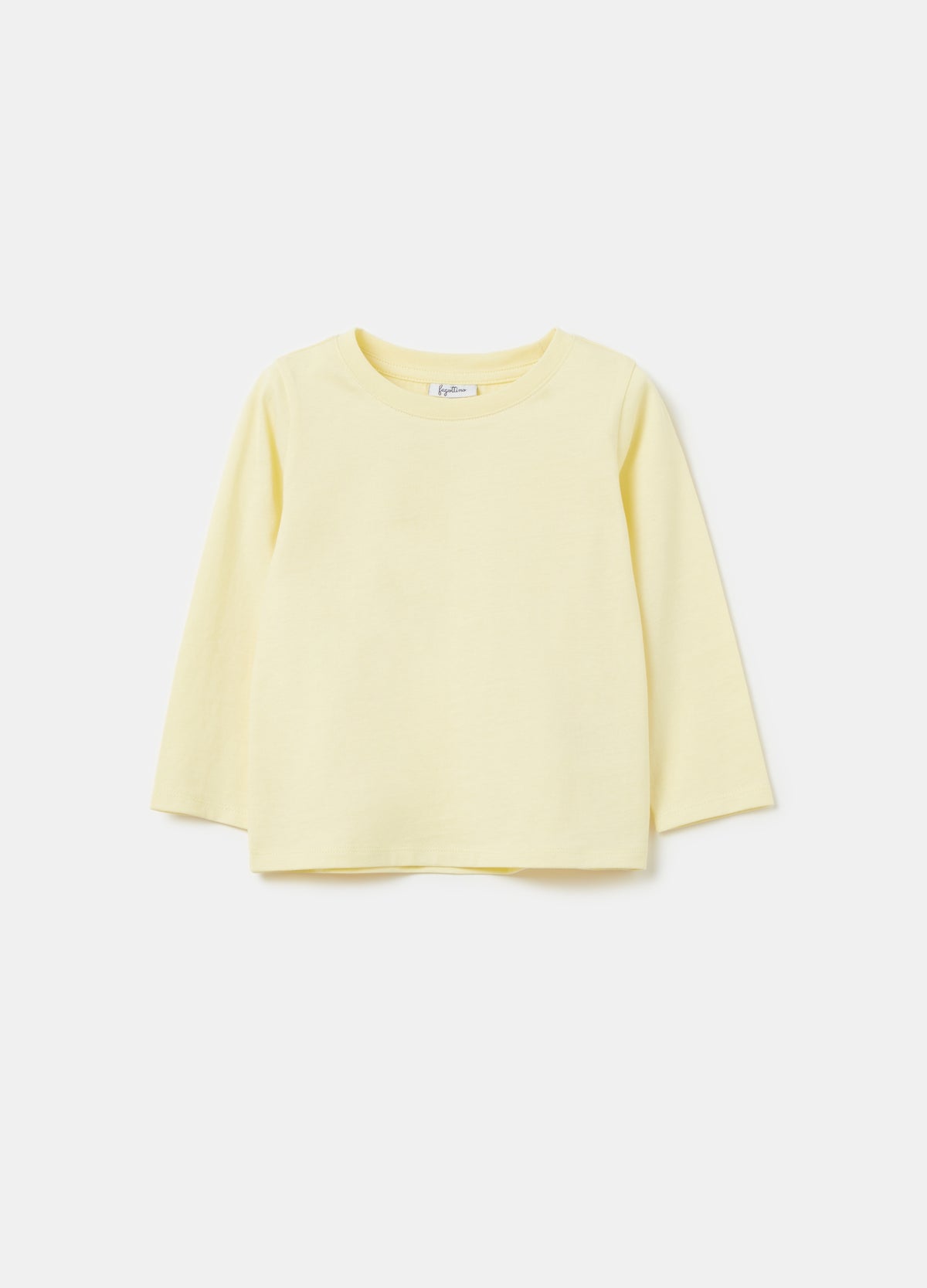Ovs Long-Sleeved Solid Colour T-Shirt