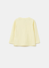 Ovs Long-Sleeved Solid Colour T-Shirt