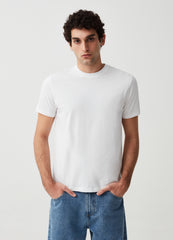 ORGANIC COTTON T-SHIRT WITH ROUND NECK