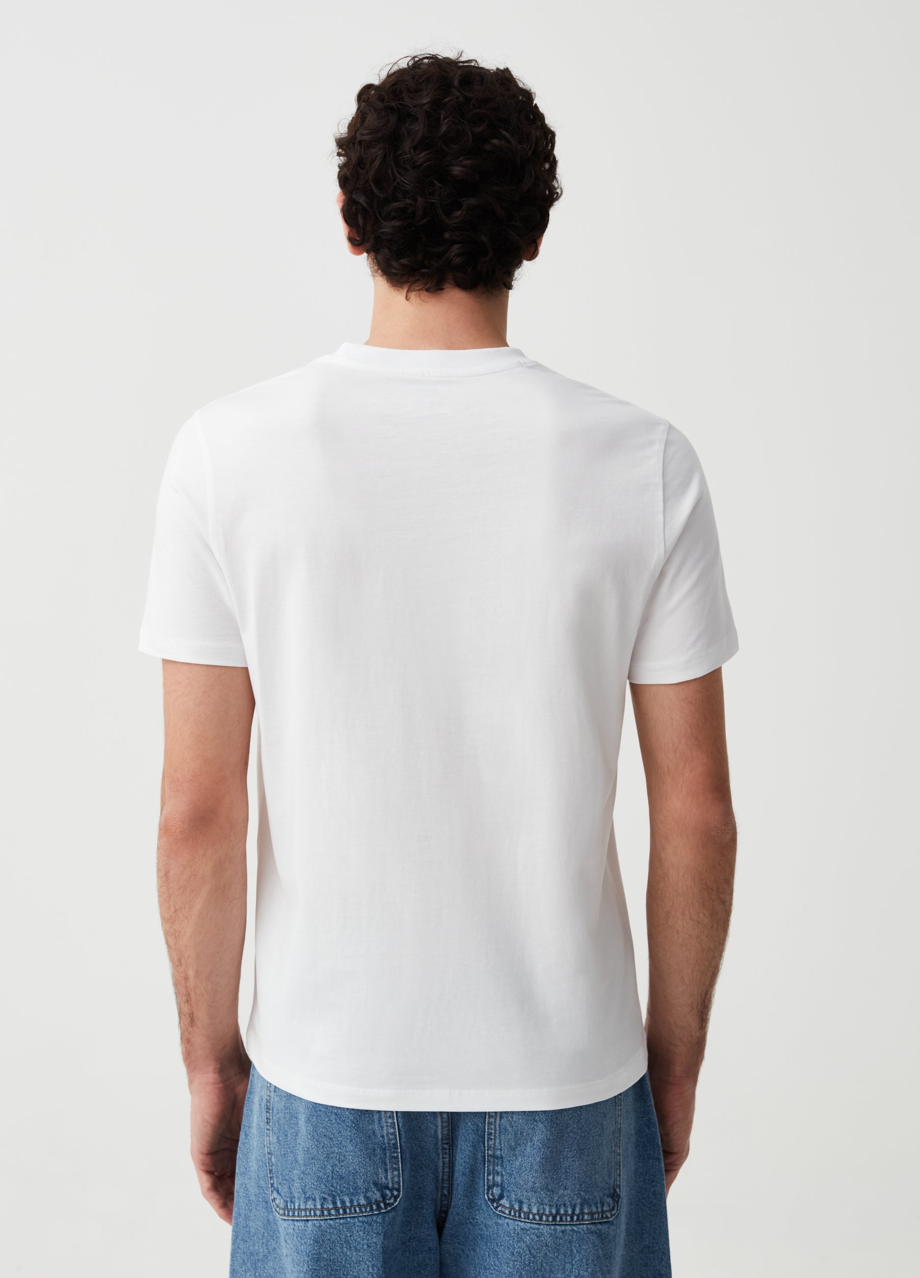 ORGANIC COTTON T-SHIRT WITH ROUND NECK