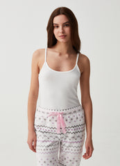 Two-Pack Vests With Spaghetti Straps