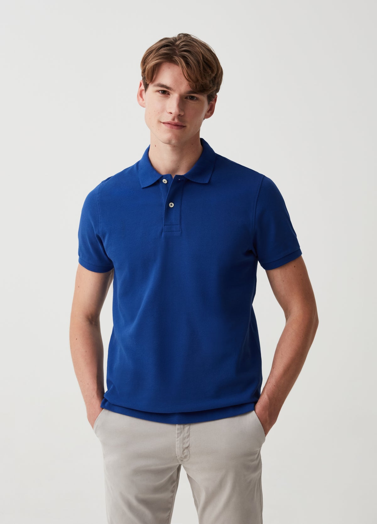 ORGANIC COTTON PIQUE POLO SHIRT