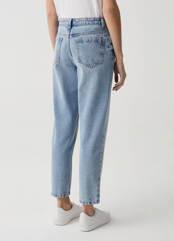 Ovs Mum-Fit Crop Jeans