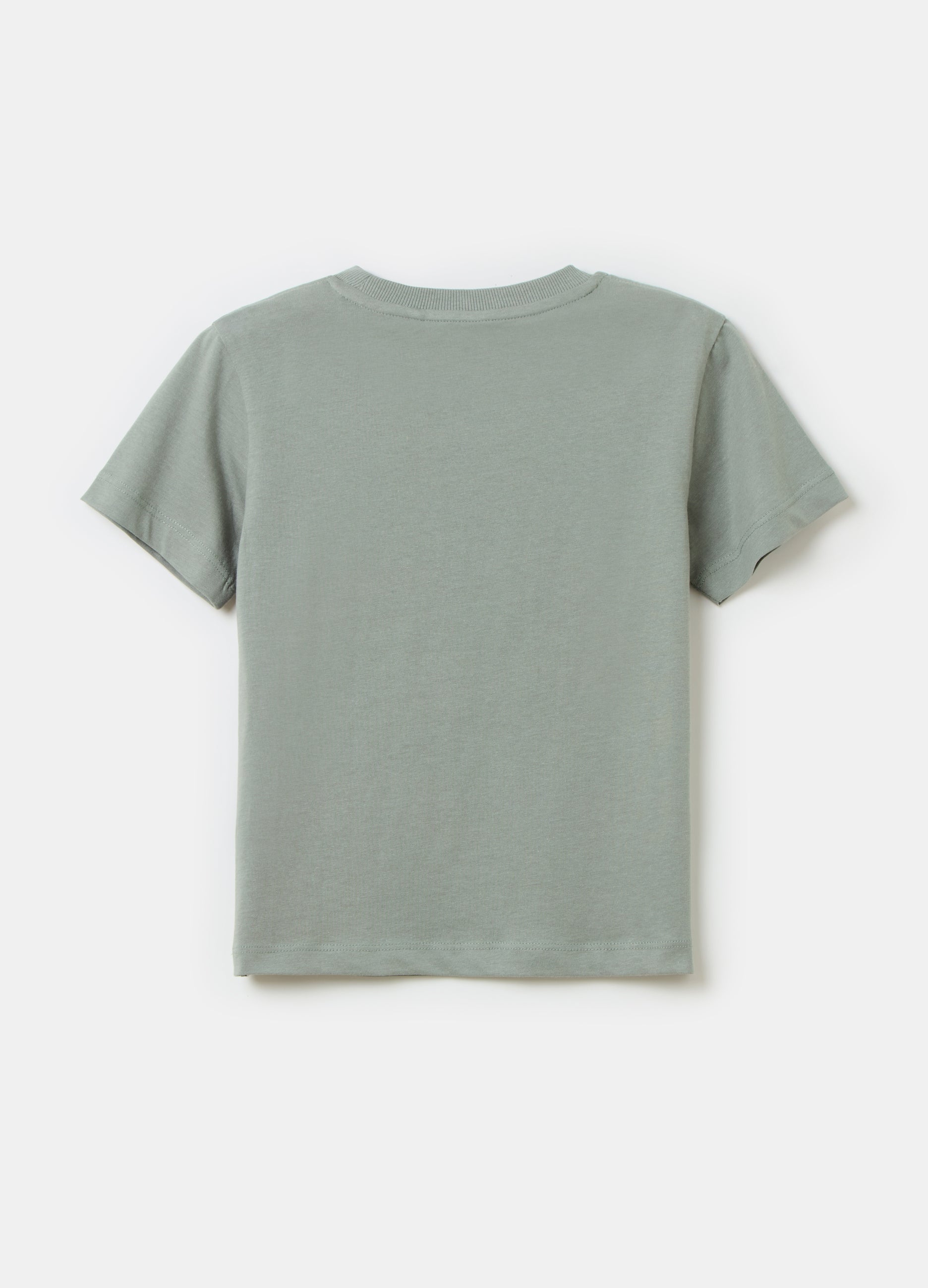 Ovs Printed Cotton T-Shirt