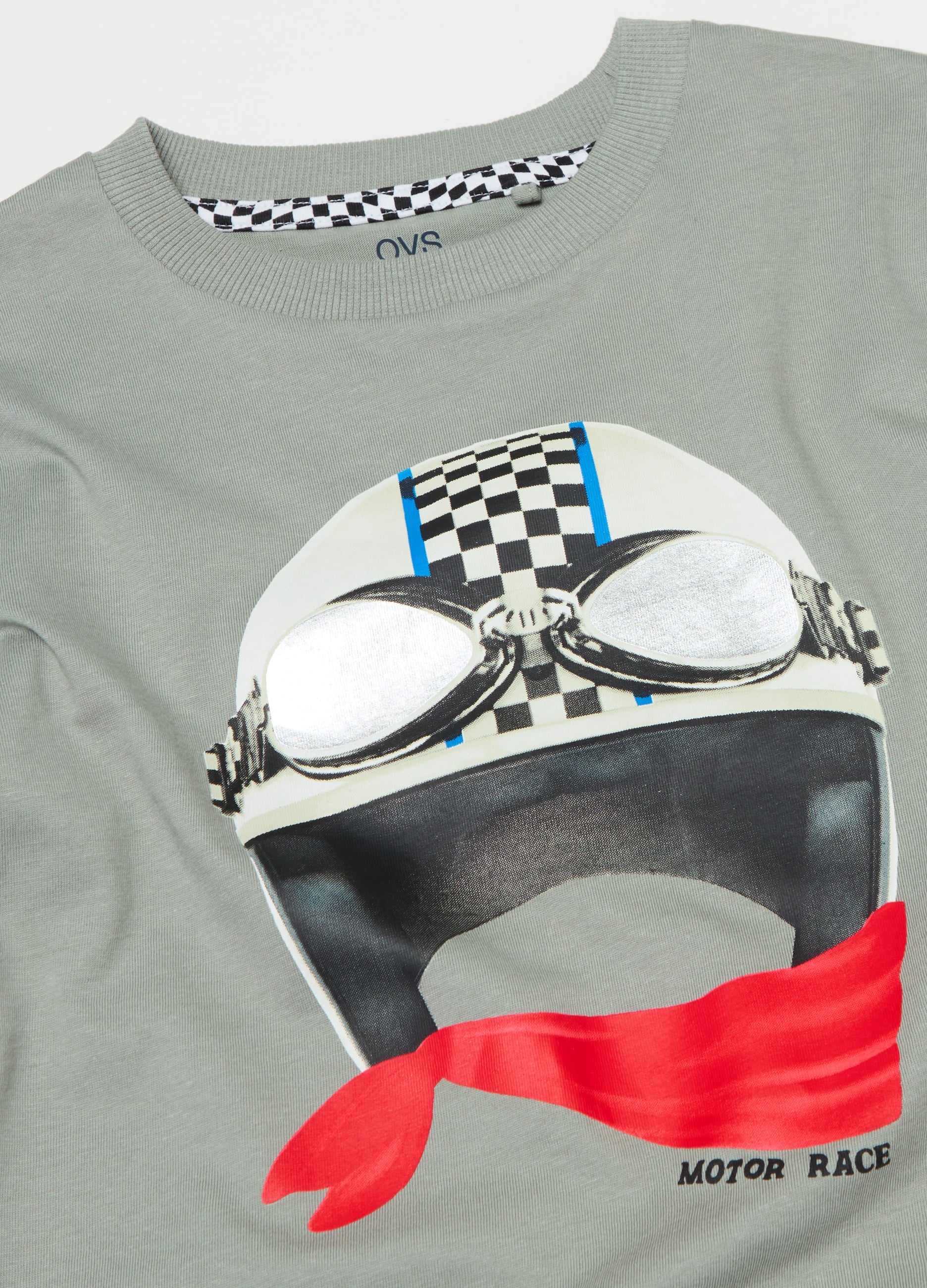 Ovs Printed Cotton T-Shirt