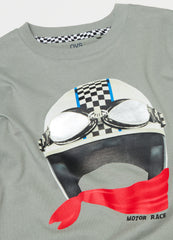 Ovs Printed Cotton T-Shirt