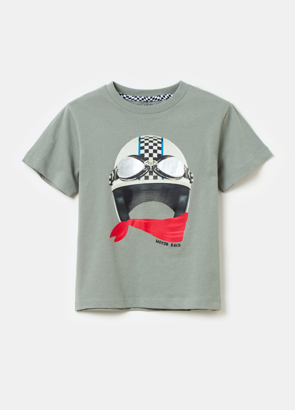 Ovs Printed Cotton T-Shirt