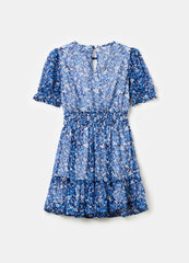 Ovs Floral Dress With Flounce