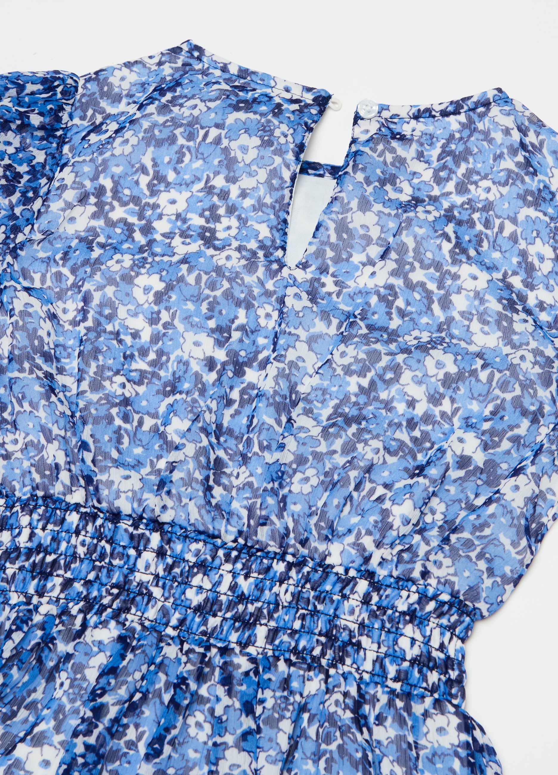 Ovs Floral Dress With Flounce