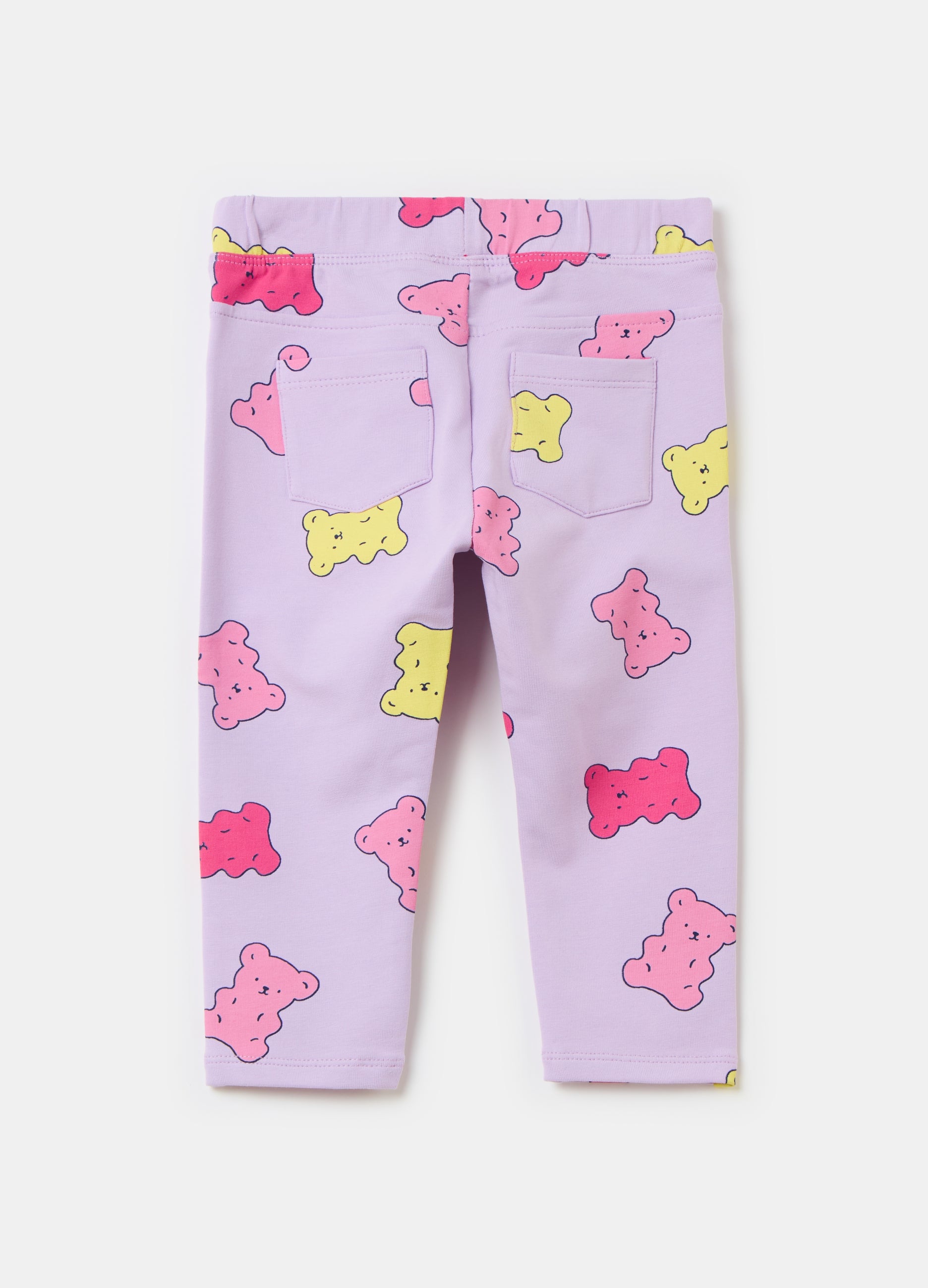 Ovs Treggings In Stretch Cotton With Print