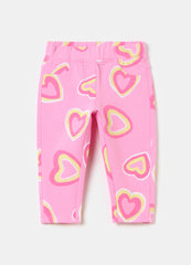 Ovs Treggings In Stretch Cotton With Print