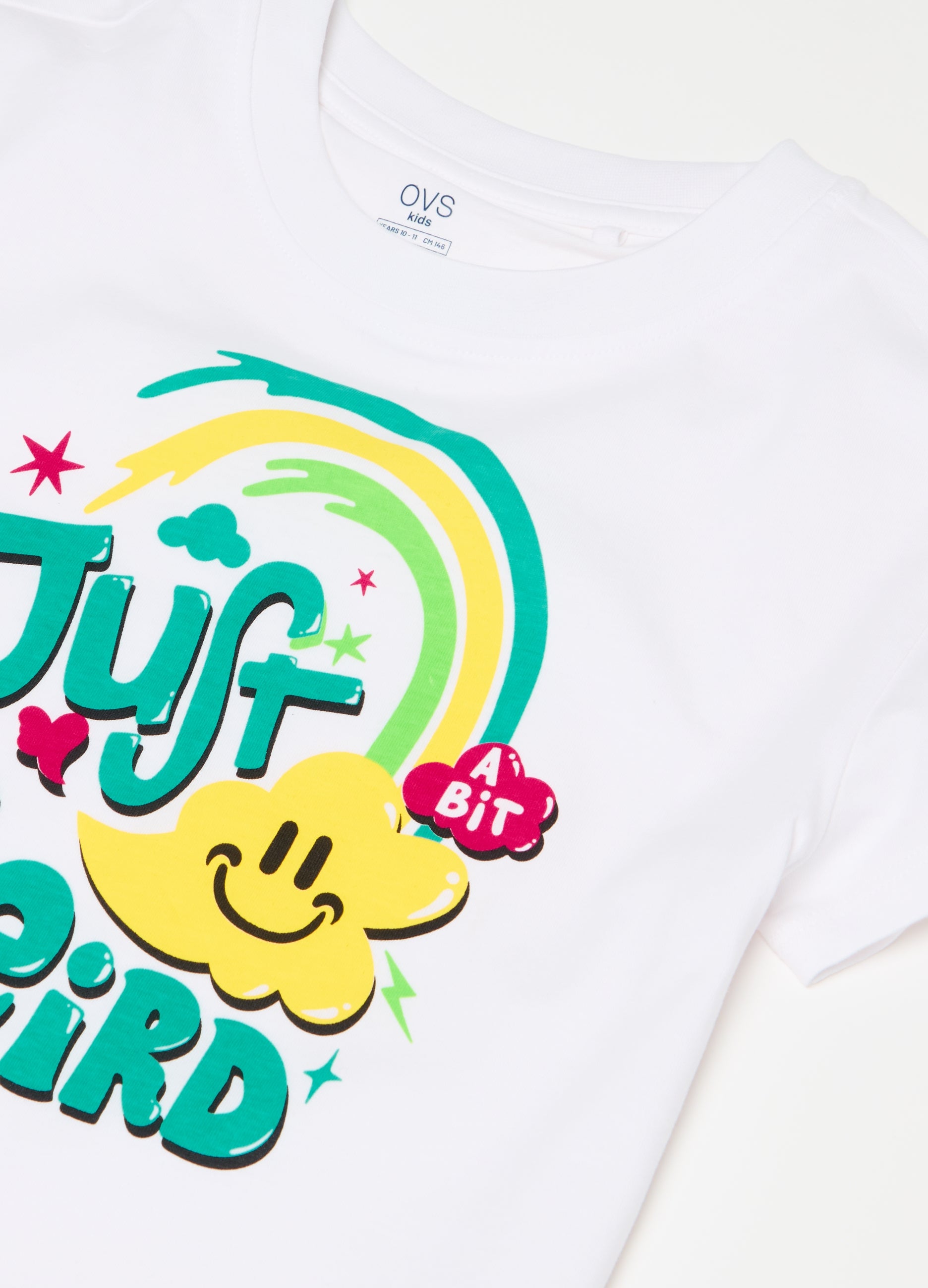 Ovs Printed Cotton T-Shirt