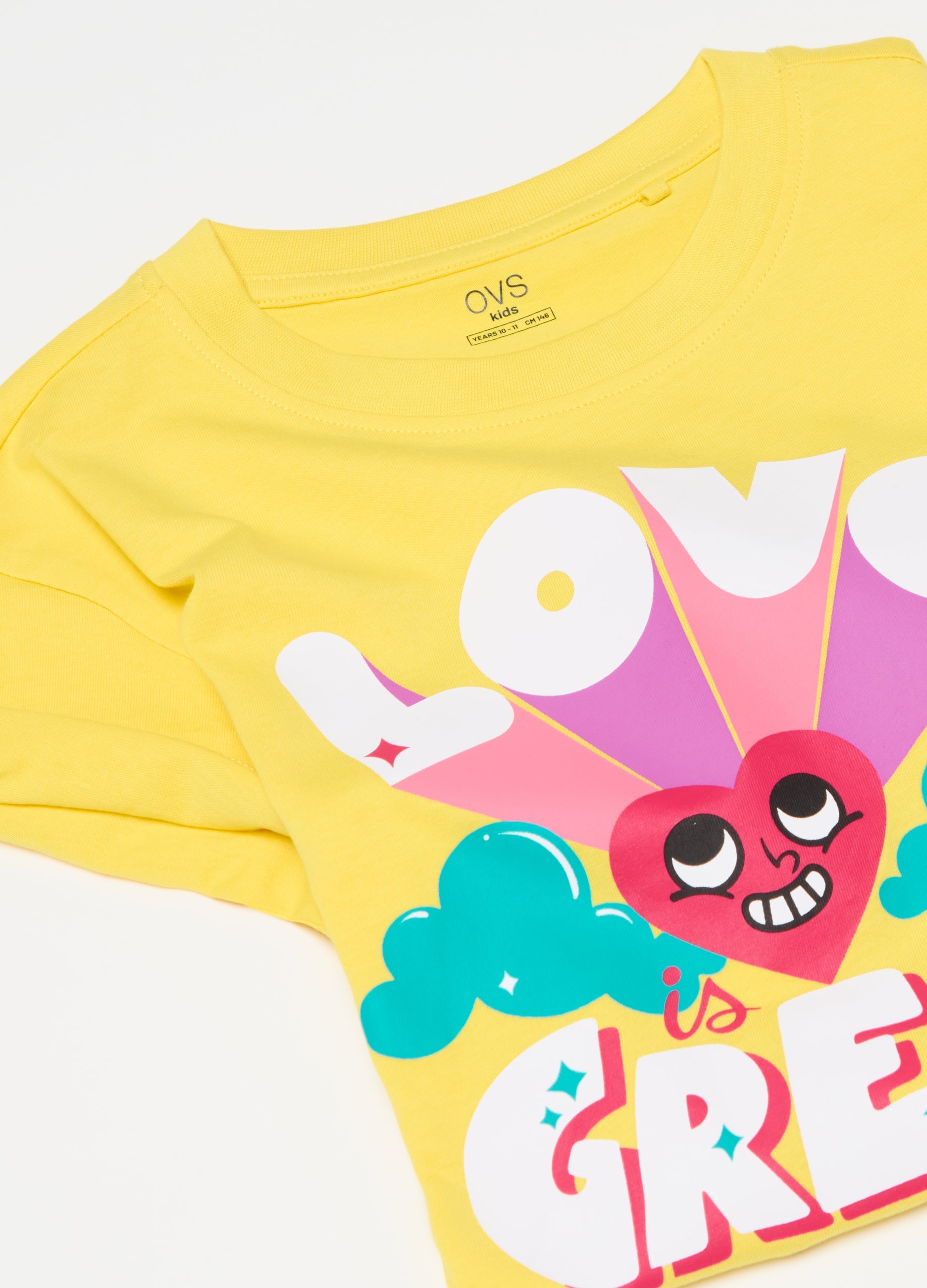 Ovs Printed Cotton T-Shirt