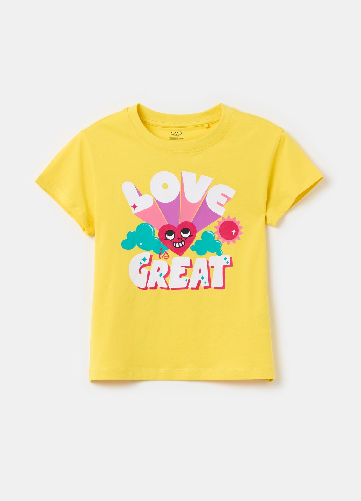 Ovs Printed Cotton T-Shirt