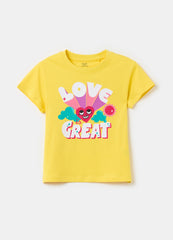 Ovs Printed Cotton T-Shirt