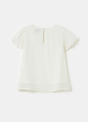 Ovs Georgette T-Shirt With Butterfly Sleeves