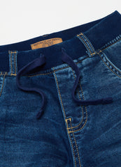 Ovs Denim Joggers With Drawstring