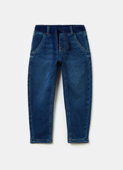 Ovs Denim Joggers With Drawstring