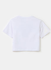 Ovs Cotton Crop T-Shirt With Print