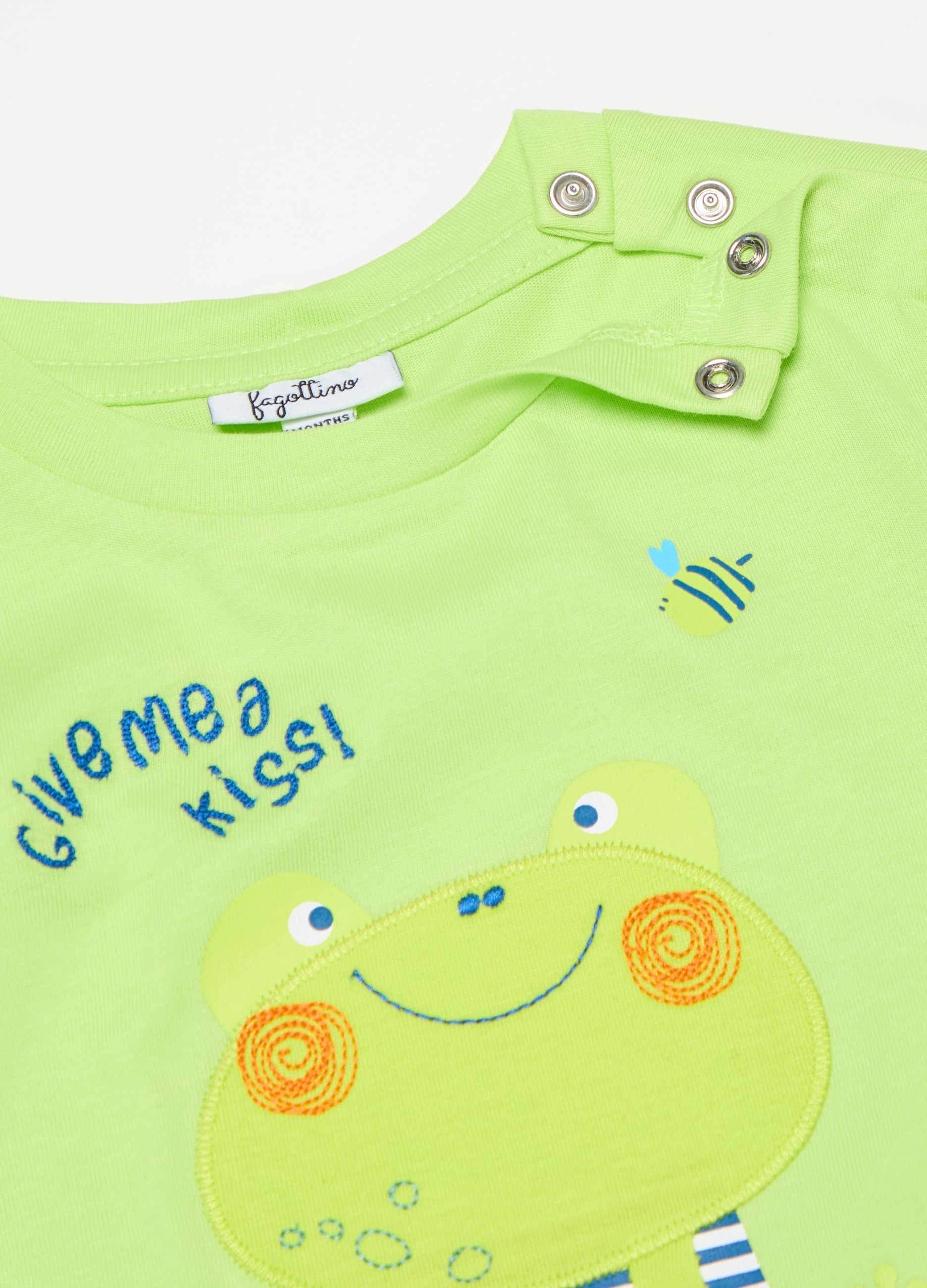 Ovs Printed Cotton T-Shirt