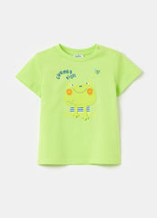 Ovs Printed Cotton T-Shirt
