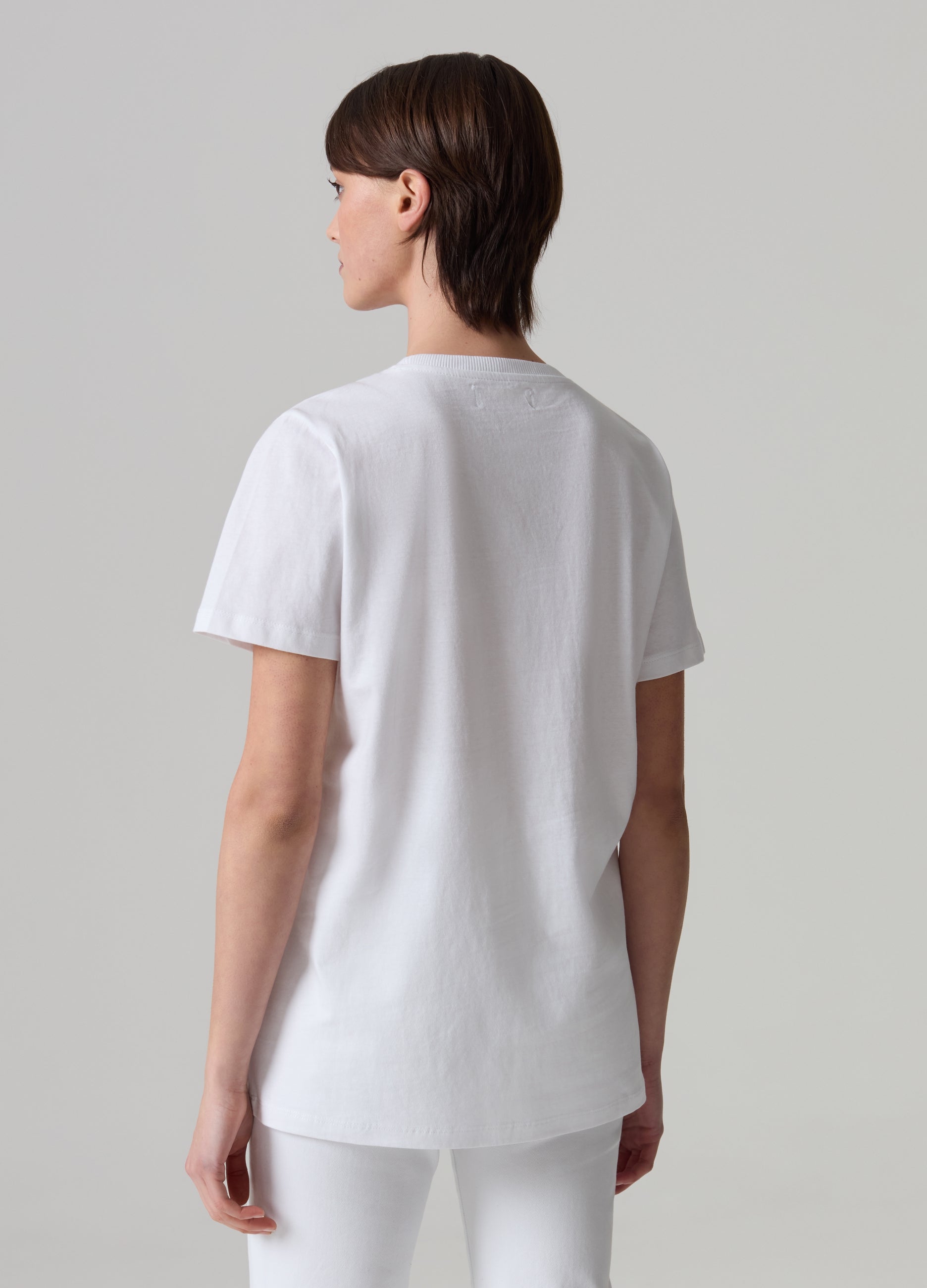 Organic Cotton T-Shirt With Floral Print