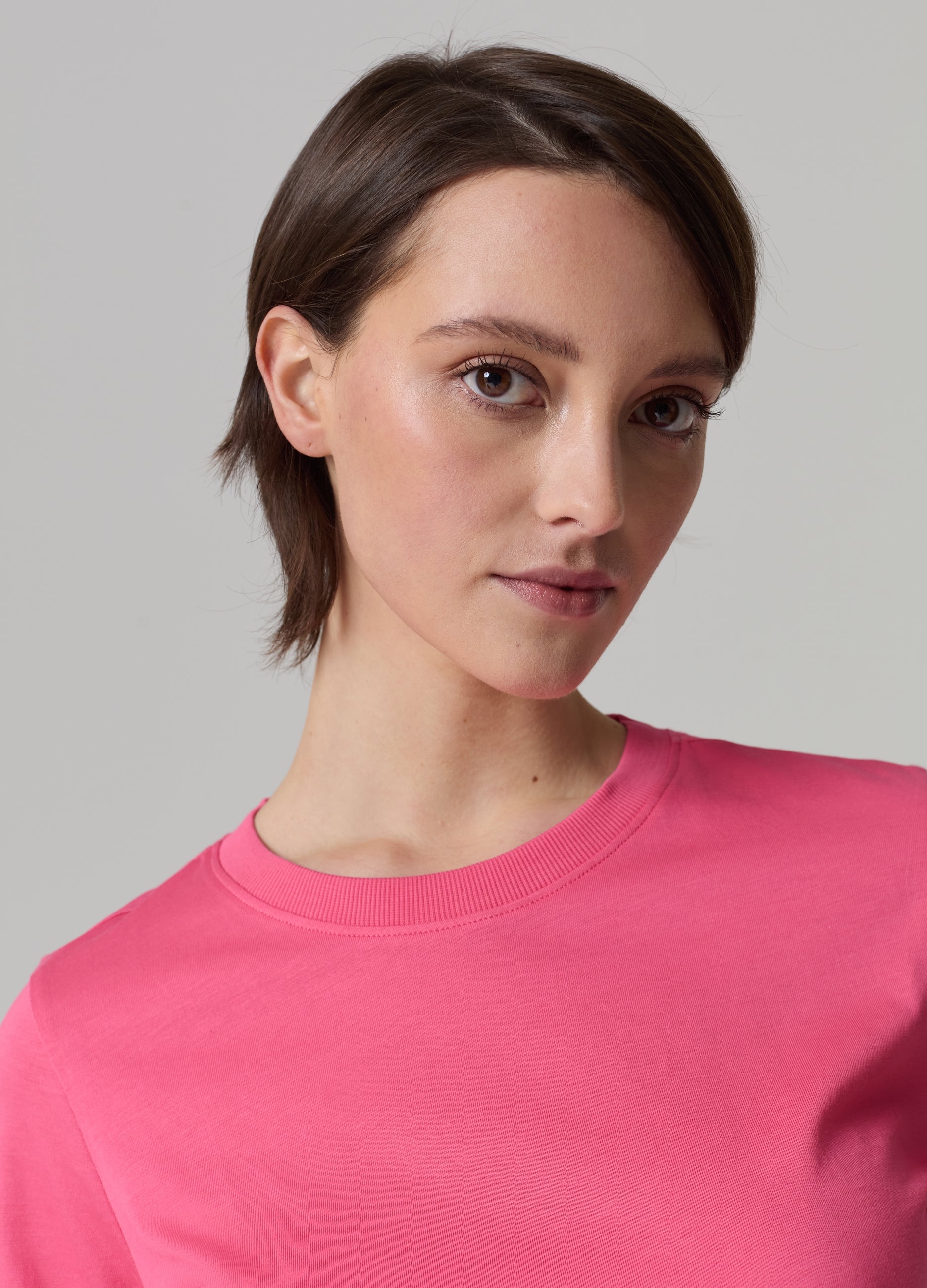 Supima Cotton T-Shirt With Round Neck