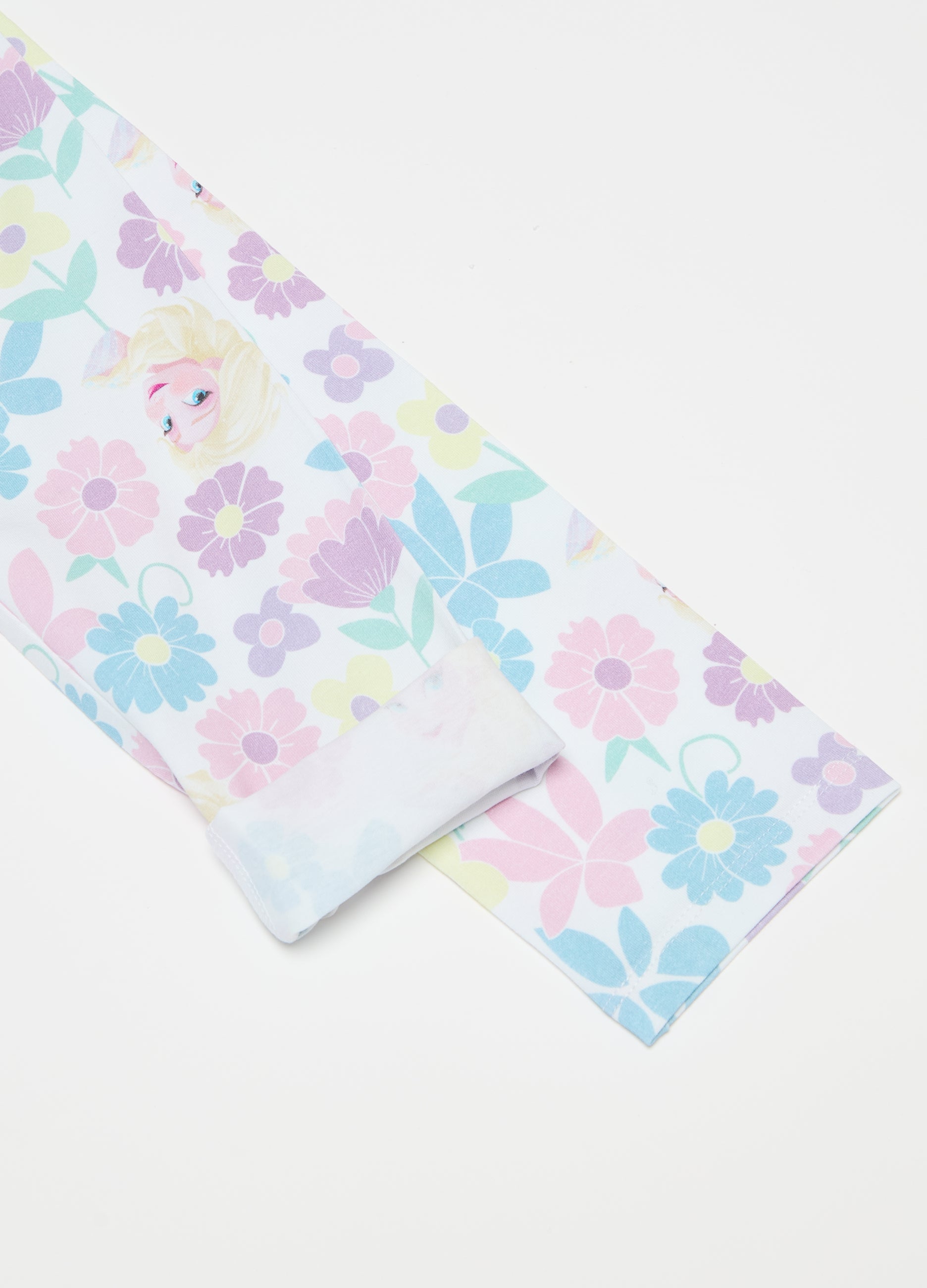 Stretch Leggings With Elsa Print