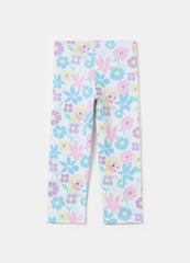 Stretch Leggings With Elsa Print